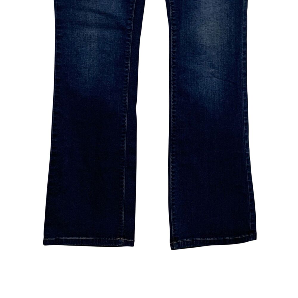 JC Penney Bootcut Jeans Womens Size 12/31 Dark Blue Wash Mid-Rise 5-Pocket - Picture 3 of 13